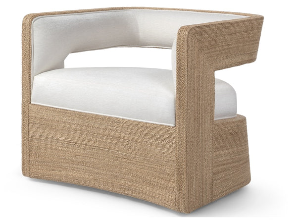 Palecek Hadley Swivel Lounge Chair Natural