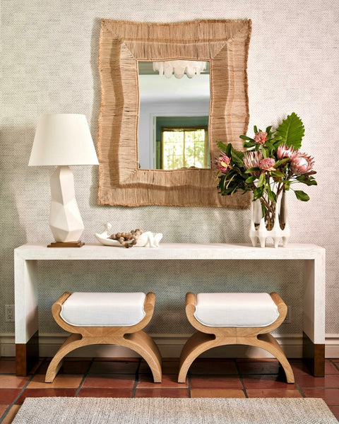 Palecek Laurel Mirror by Fire Finish Interiors