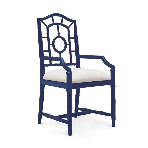 Chloe Armchair - Navy Blue – Luxe Furniture Inc