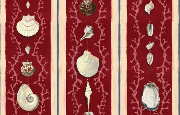 COQUILLAGE Samba Red Wallpaper